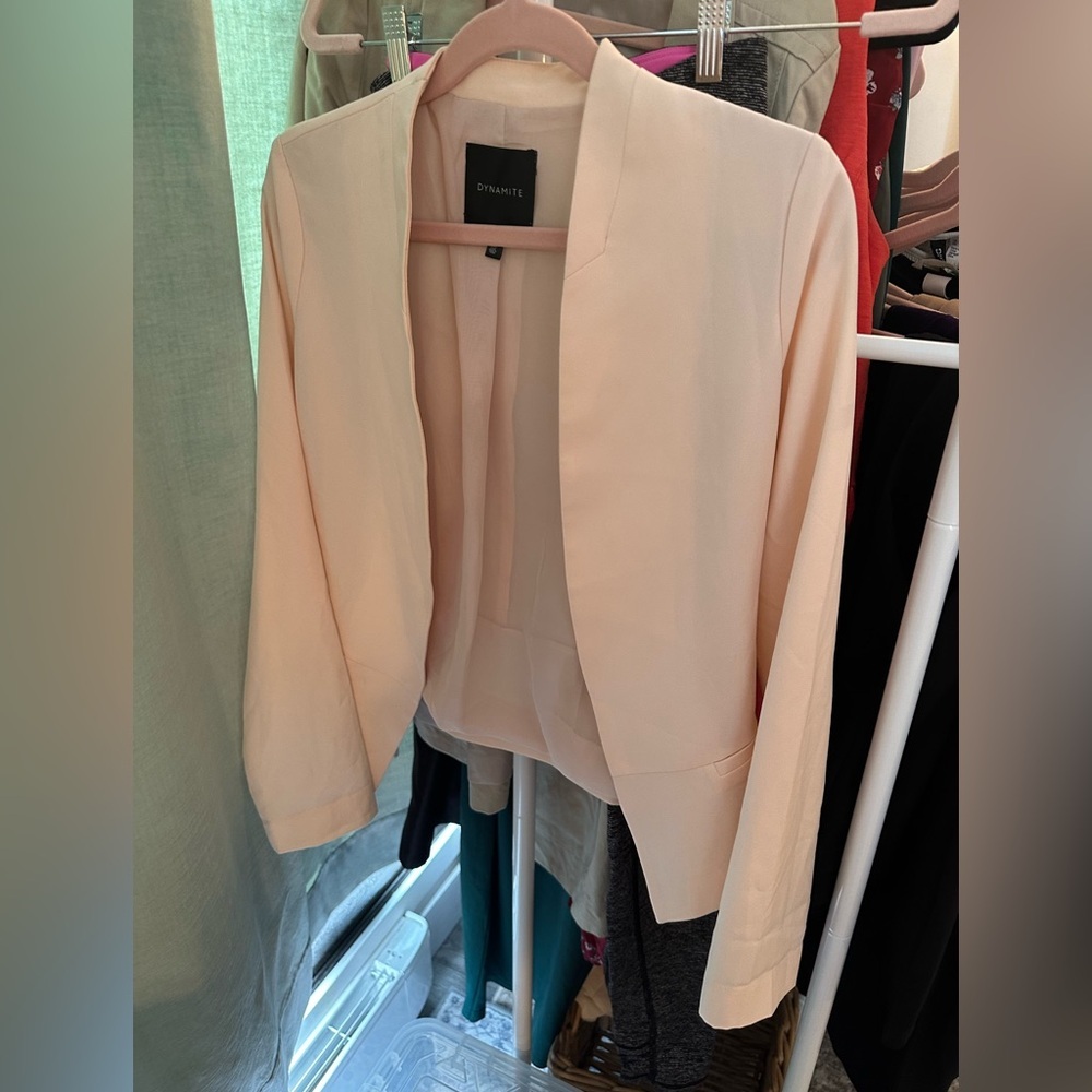 Blush Pink Dynamite Blazer​